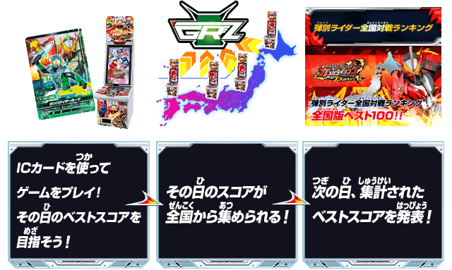 ランキングとは ランキング データカードダス 仮面ライダーバトル ガンバライジング Ganbarizing